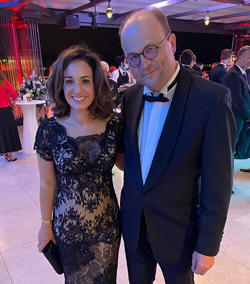 Olivia Allard en présence de Tom Wirion, CEO Chambre des Métiers Luxembourg